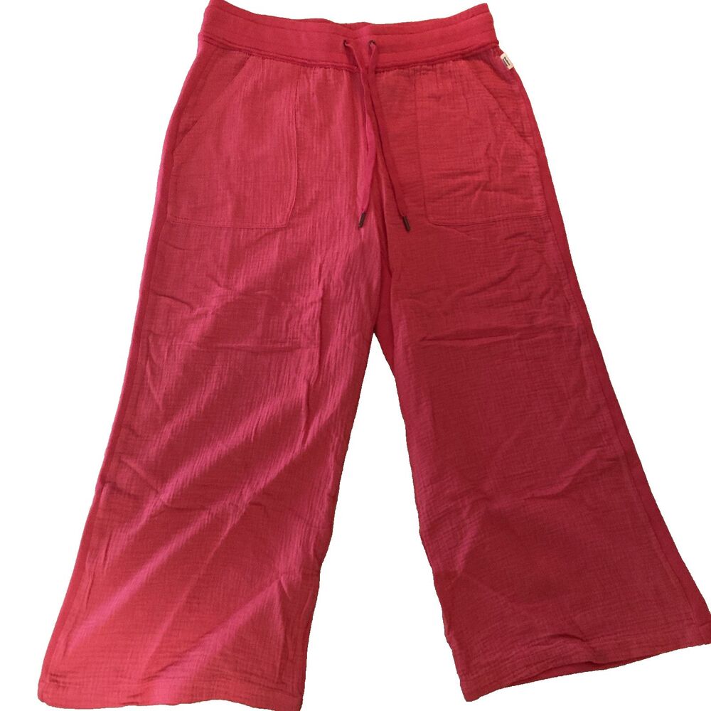 Magellan Outdoors Fish Gear Relax Fit Soft Comfy Pants Women's Size Med Hot Pink